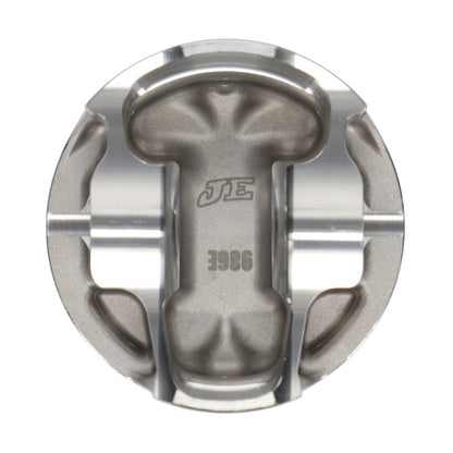 JE Pistons - Set of 4 Mitsubishi 4B11T 89.0mm Bore -10.9 Dome Asymmetrical FSR Pistons - Set of 4