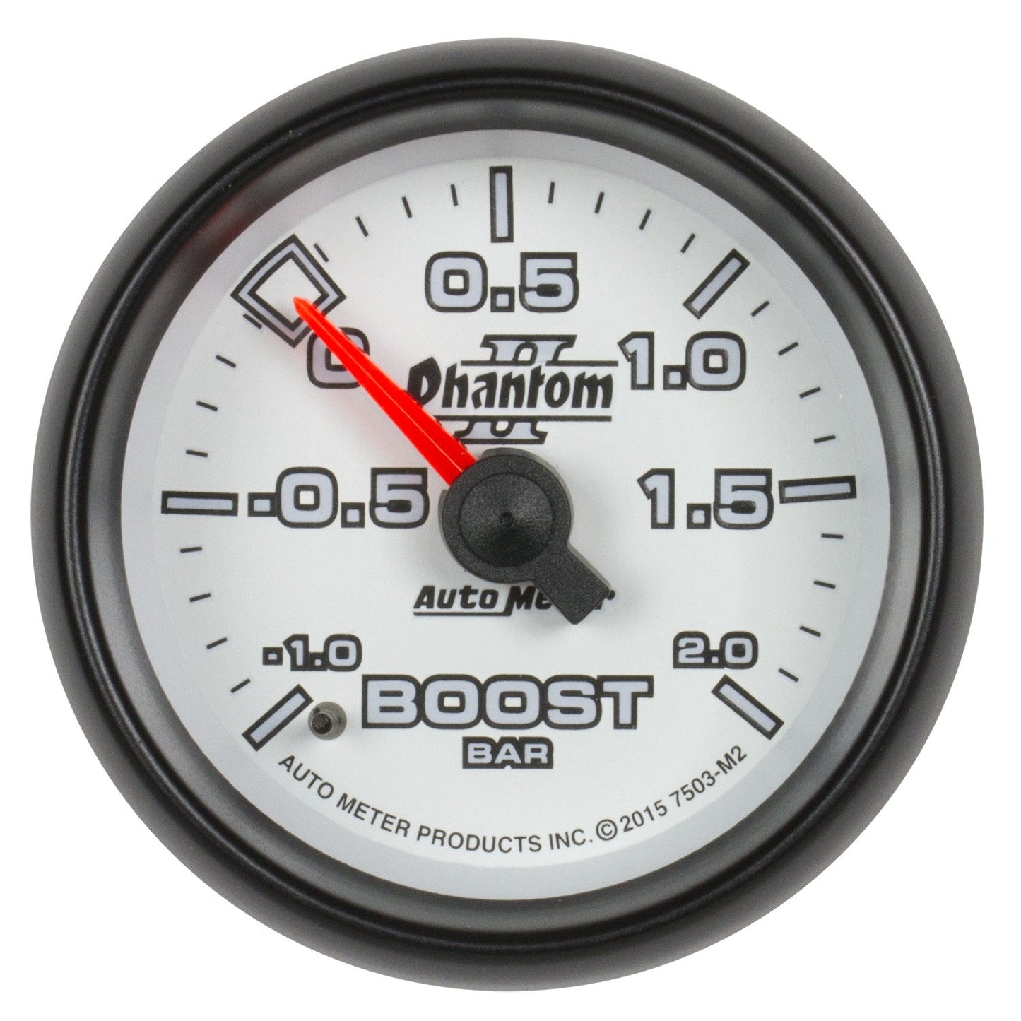 AutoMeter - 2-1/16" BOOST-VAC, -1/+2 BAR, MECHANICAL, PHANTOM II (7503-M2)