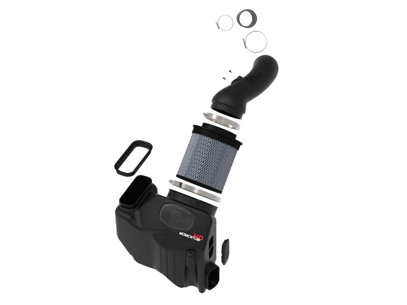 Sistema de admissão aFe Momentum HD com filtro Pro 10R 2020 GM Diesel Trucks 2500/3500 V8-6.6L (L5P)