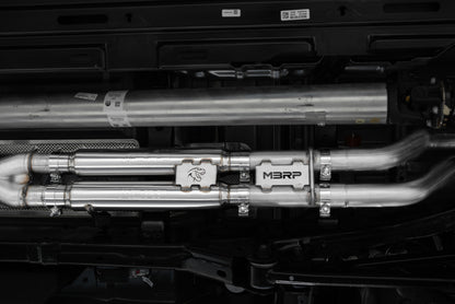MBRP 2021 Ram TRX 6.2 S/C 3in Catback Puntas de fibra de carbono traseras dobles (Carrera) - T304