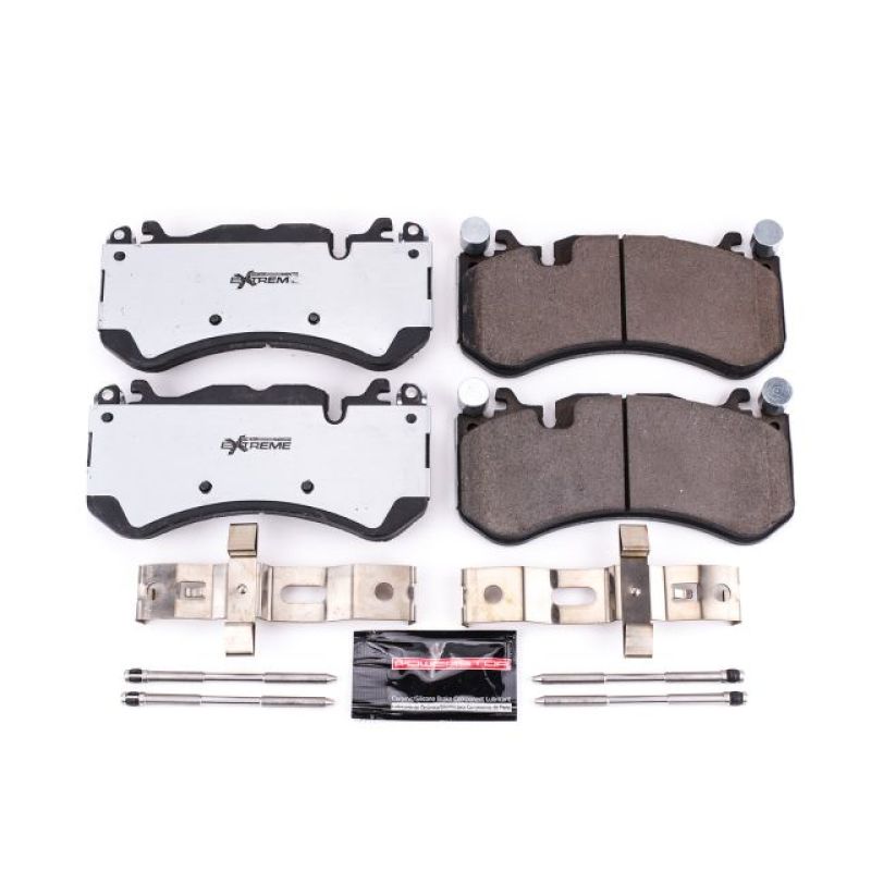 Power Stop 14-18 Audi RS7 Front Z26 Extreme Street Pastillas de freno con hardware