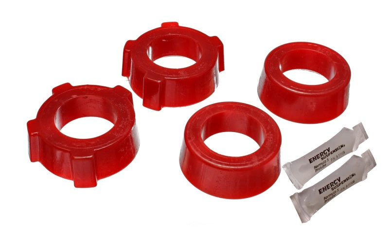 Energy Suspension 69-78 Vokswagen (refrigerado por aire) juego de bujes de placa de resorte trasero rojo