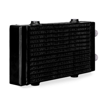 [GARAGE SALE] - Mishimoto Universal Small Bar and Plate Dual Pass Black Oil Cooler