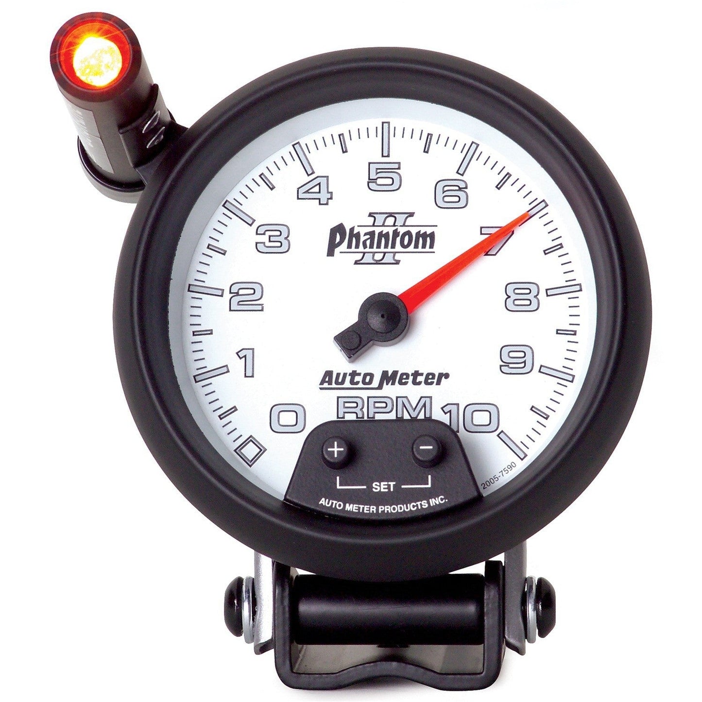 AutoMeter - 3-3/4" PEDESTAL TACHOMETER, 0-10,000 RPM, PHANTOM II (7590)