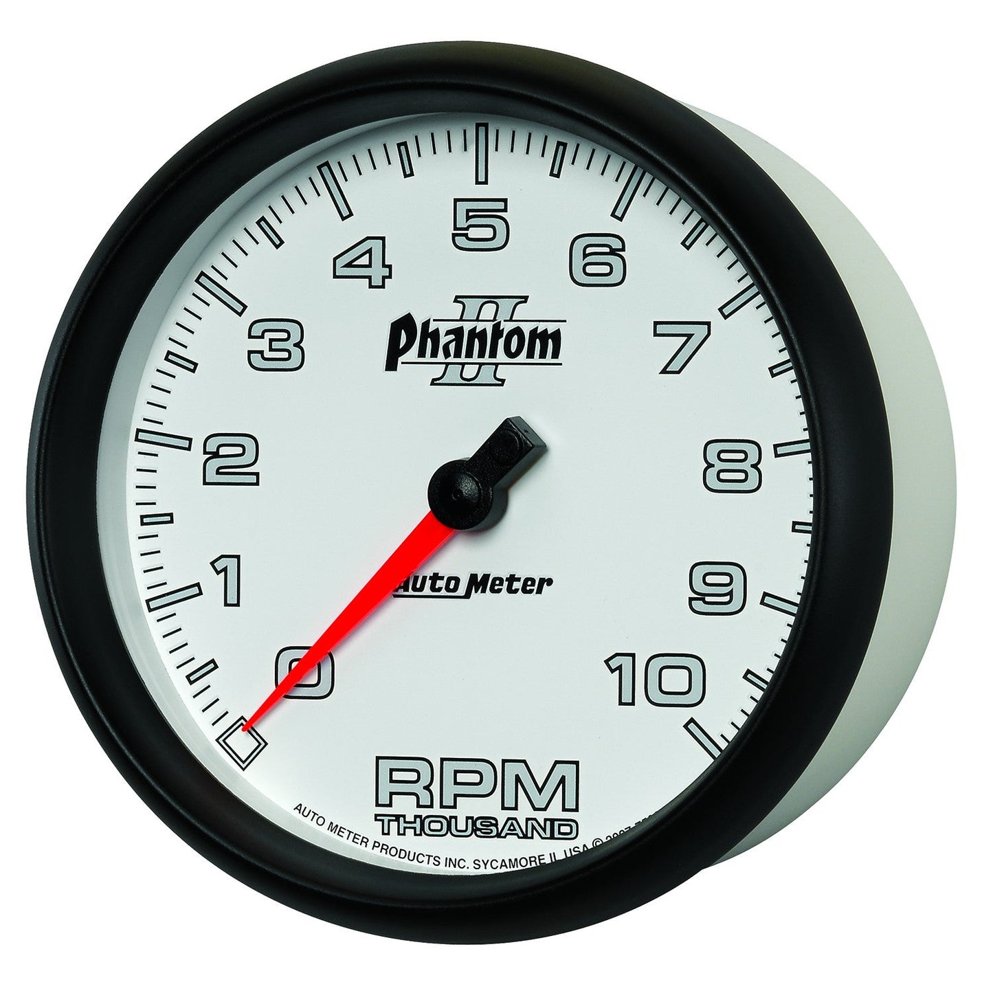 AutoMeter - 5" IN-DASH TACHOMETER, 0-10,000 RPM, PHANTOM II (7598)