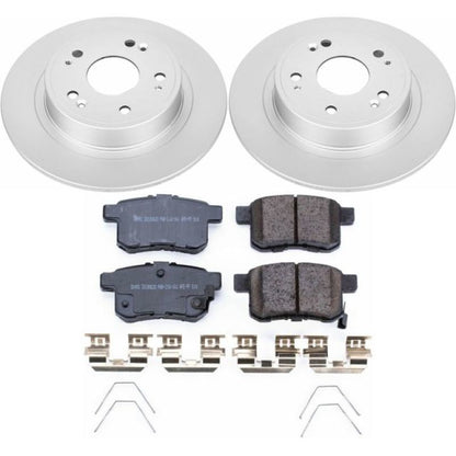 Power Stop 11-14 Acura TSX Traseiro Z17 Evolution Kit de freio revestido Geomet