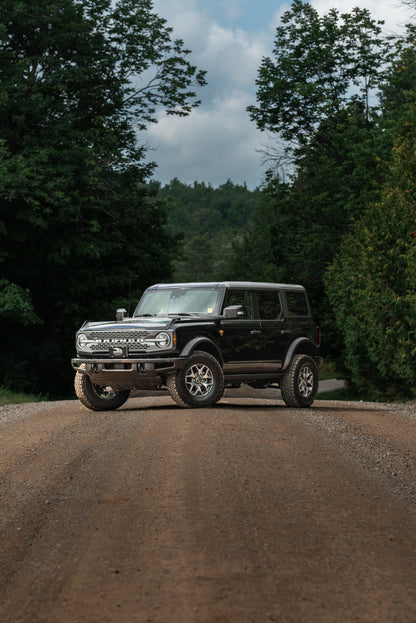 MBRP 21-Up Ford Bronco 2.3L/2.7L EcoBoost 2/4DR T304 Escapamento cat-back de aço inoxidável de alta folga