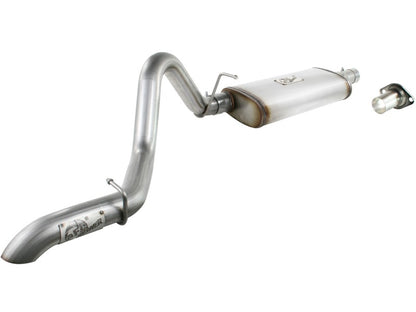 Escapes aFe MACHForce XP Cat-Back SS-409 EXH Jeep Wrangler TJ 97-06 I6-4.0L HT - 2,5 pol.
