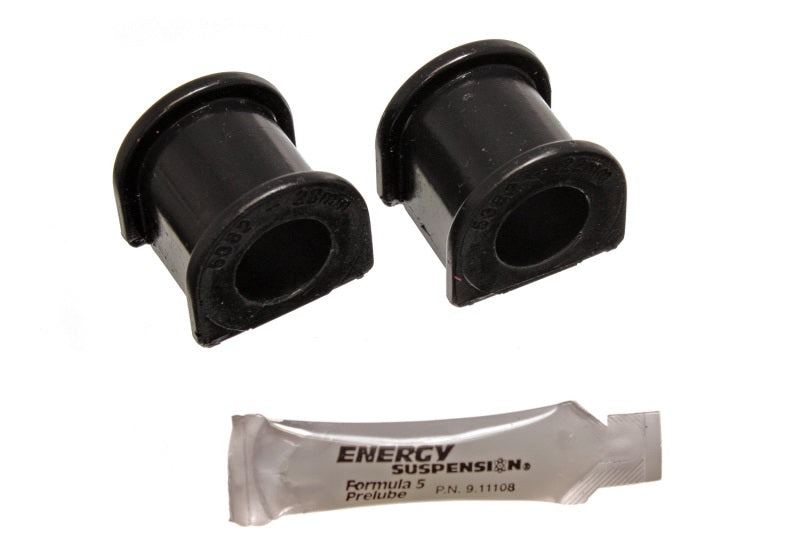 Energy Suspension 96-00 Honda Civic/CRX Negro 22mm Bujes de barra estabilizadora delantera
