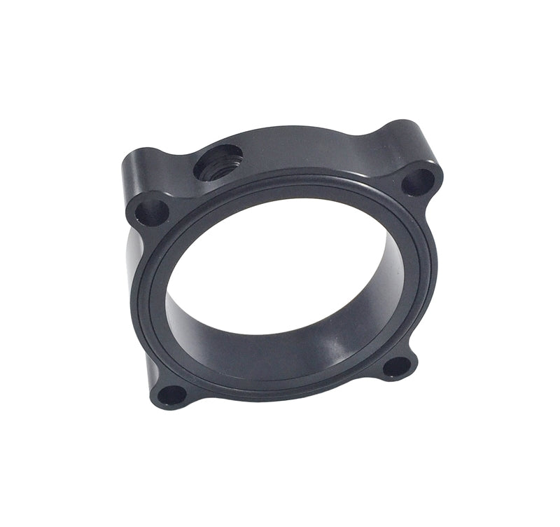Espaciador del cuerpo del acelerador de Torque Solution (negro): Audi / Volkswagen 2.0T FSI SI