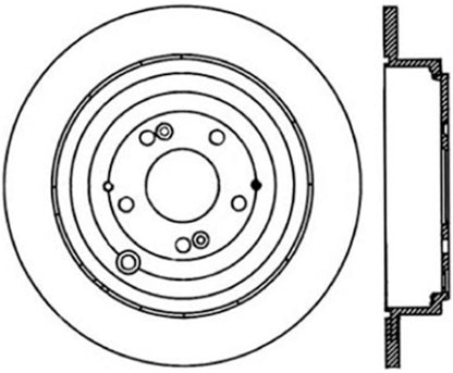 StopTech Power Slot 01-06 Acura MDX / 03-08 Honda Pilot CRYO Rear Right Slotted Rotor