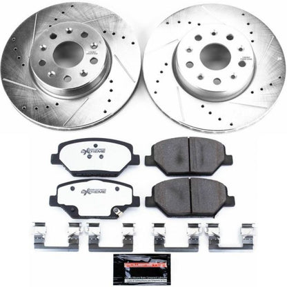 Power Stop 16-19 Chevrolet Camaro Delantero Z26 Street Warrior Juego de Frenos