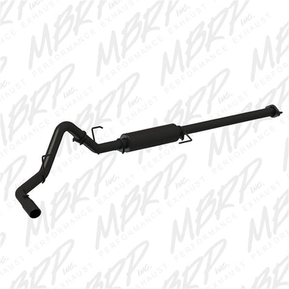 MBRP 2015 Ford F-150 2.7L / 3.5L EcoBoost 3 pol Cat Back Single Side Preto Sistema de escapamento