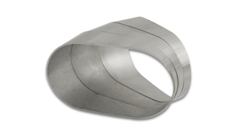 Vibrante Horizontal 304 SS Oval Pie Cuts 3.5in OD Apertado 45 Graus Cotovelo