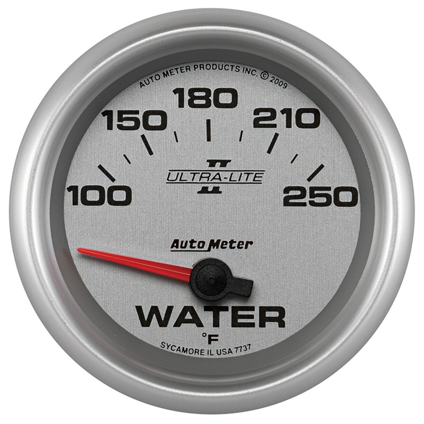 AutoMeter - 2-5/8" WATER TEMPERATURE, 100-250 °F, AIR-CORE, ULTRA-LITE II (7737)