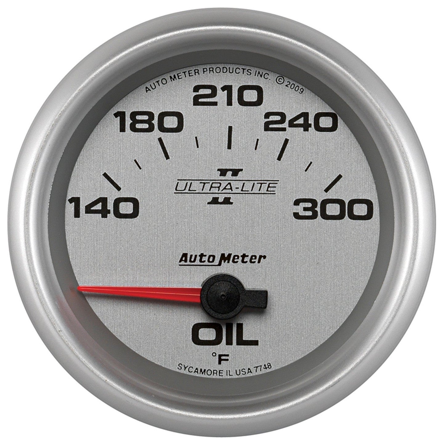 AutoMeter - 2-5/8" OIL TEMPERATURE, 140-300 °F, AIR-CORE, ULTRA-LITE II (7748)