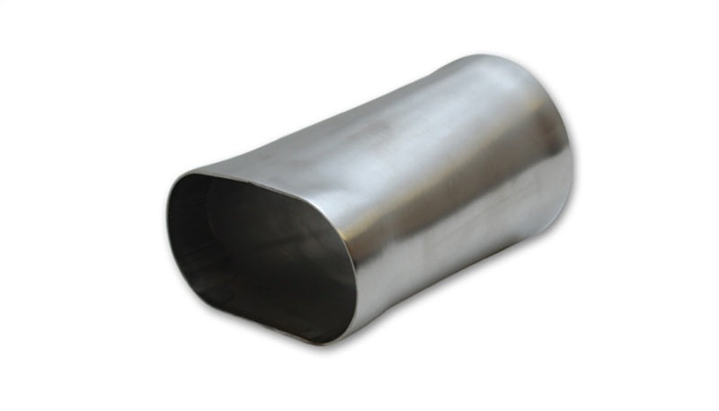 Vibrante adaptador de transición ovalado de 3 pulgadas (nominal) x redondo de 3 pulgadas T304 SS 6 pulgadas de largo