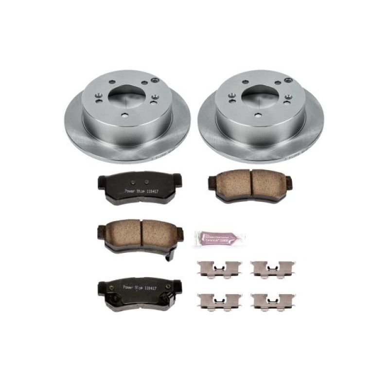 Power Stop 06-08 Hyundai Sonata Trasero Autospecialty Juego de frenos