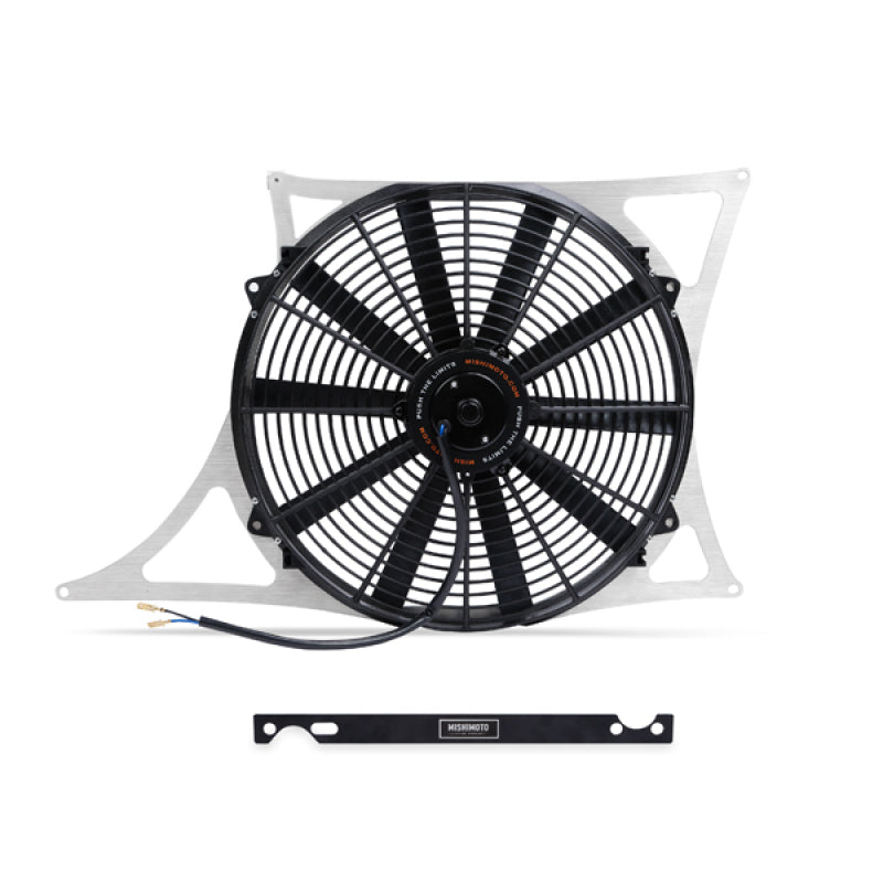 Mishimoto 01-06 BMW M3 E46 3.2L Kit de cobertura de ventilador de alumínio sem controlador