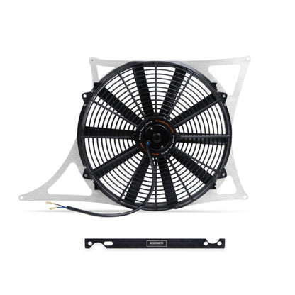 Cobertura de ventilador de alumínio Mishimoto 01-06 BMW M3 Performance com kit de controlador de ventilador
