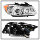 Spyder BMW E90 3-Series 06-08 Projector LED Halo Amber Reflector Rplc Bulb Chrm PRO-YD-BMWE9005-AM-C