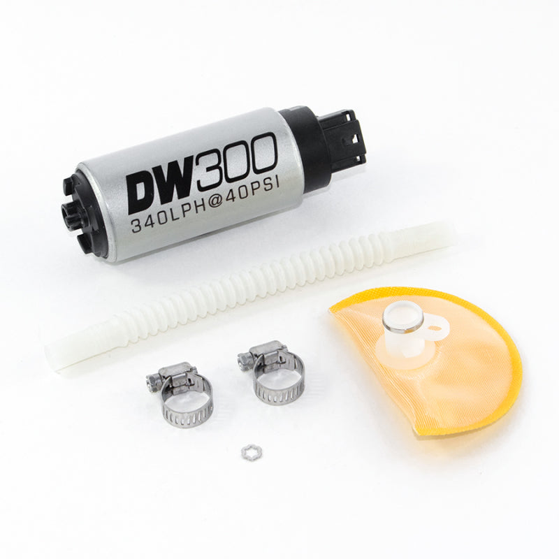 DeatschWerks 04-08 Mazda RX-8 DW300 340 LPH Bomba de combustible en tanque con kit de instalación