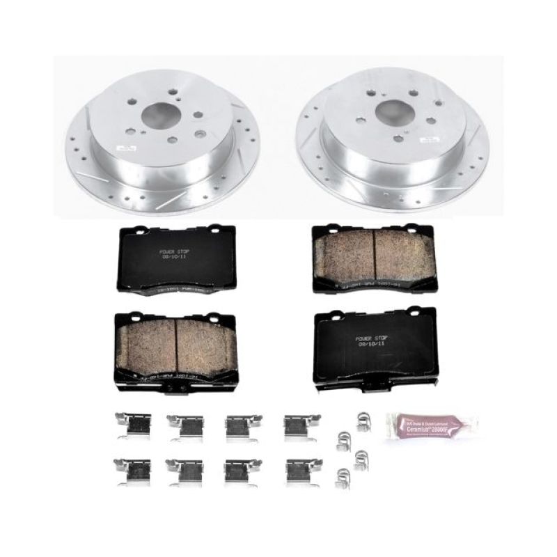 Power Stop 10-15 Lexus RX350 Trasero Z23 Evolution Sport Kit de Freno