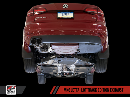 Escape AWE Tuning Mk6 GLI 2.0T - Mk6 Jetta 1.8T Track Edition - Pontas de prata polida