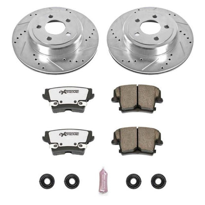 Power Stop 05-19 Chrysler 300 Trasero Z26 Street Warrior Kit de Freno