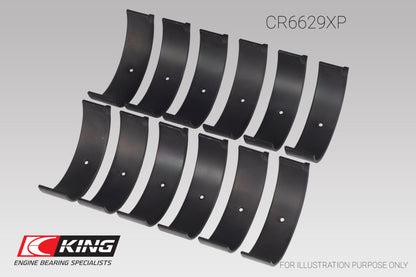 King Engine Bearings Mitsubishi 6G72 (Size STDX) Connecting Rod Bearing Set