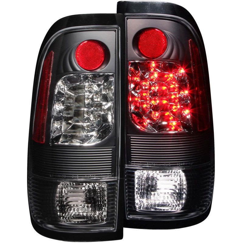 ANZO 1997-2003 Ford F-150 LED lanternas traseiras pretas
