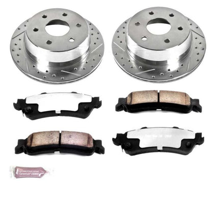 Power Stop 03-05 Chevrolet Astro Z36 traseiro caminhão e kit de freio de reboque