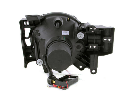 ANZO 2007-2013 Toyota Fj Cruiser Projetor Faróis com halo preto