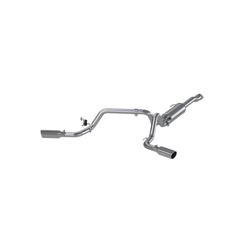 MBRP 2016 Toyota Tacoma 3.5L EC/CC Cat Back Dupla Saída Dividida Escape Alum