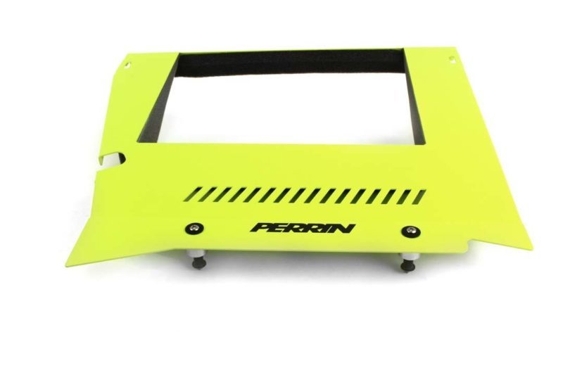 Perrin 15-16 Subaru WRX Kit de cubierta de motor - amarillo neón