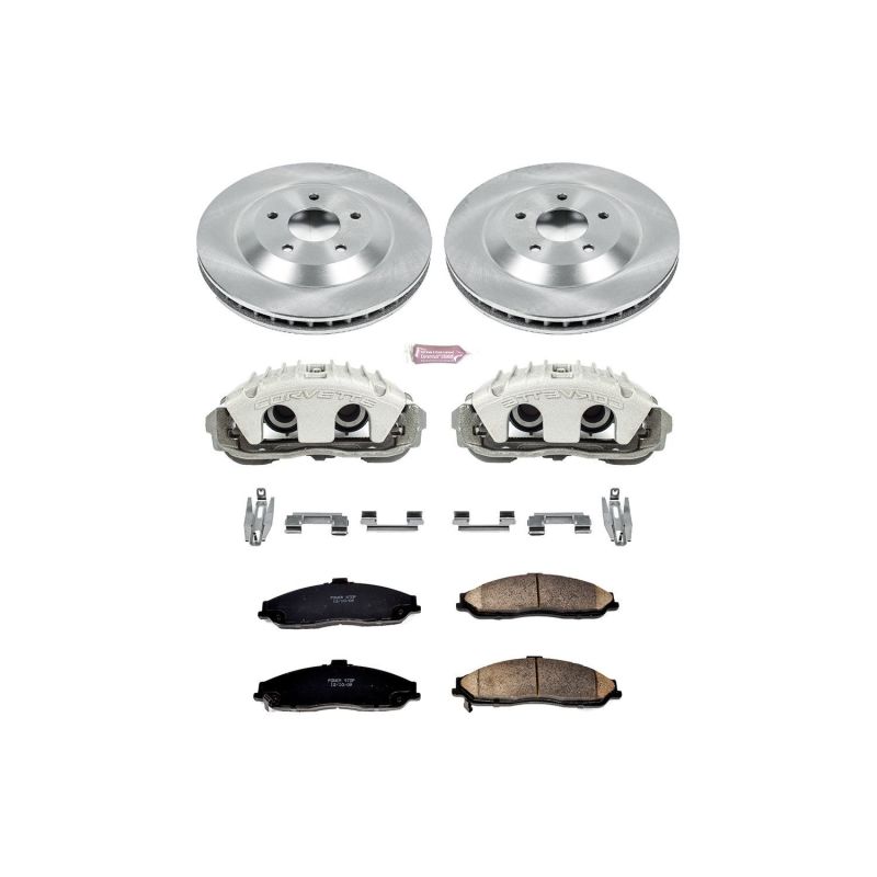 Power Stop 97-04 Chevrolet Corvette Front Autospecialty Kit w/Calipers