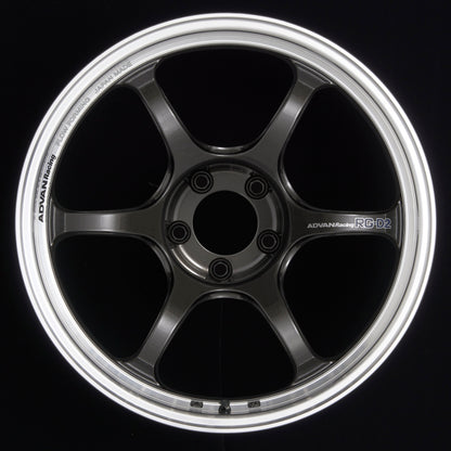 Advan RG-D2 18x8.5 +45 5x100 Machining and Black Gunmetallic Wheel