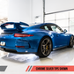 AWE Tuning Porsche 991 GT3 / RS Center Muffler Delete - Chrome Silver Tips
