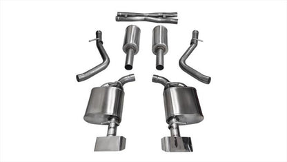 Corsa 2015-2016 Dodge Challenger 5.7L V8  Polished Xtreme Cat-Back