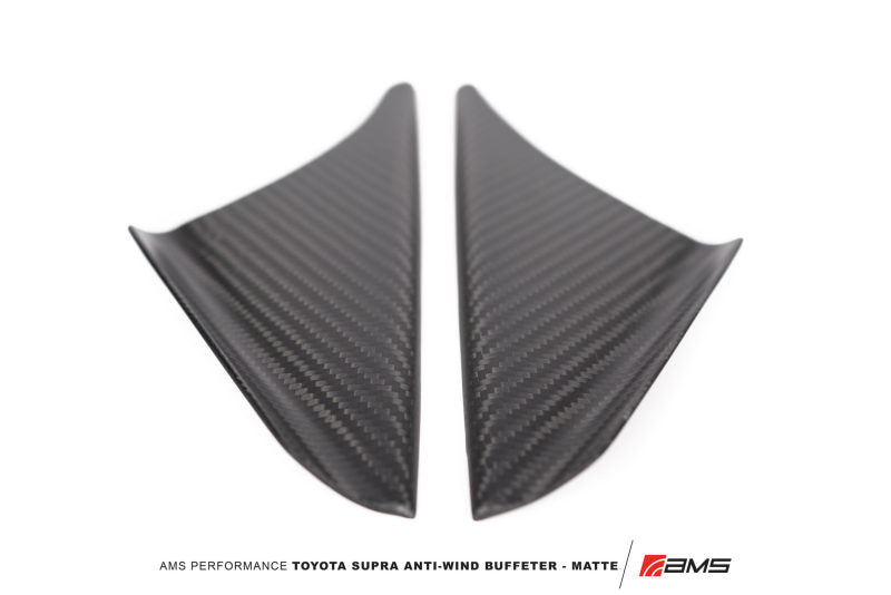 AMS Performance 2020+ Toyota GR Supra Anti-Wind Buffeting Kit - Carbono Fosco