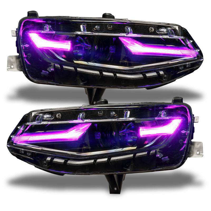Oracle 19-21 Chevy Camaro LS/LT RGB+A Headlight DRL  Kit - ColorSHIFT w/o Controller