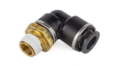 Cotovelo de elevação pneumática - Tubo macho 1/4 pol. Npt X 3/8 pol.