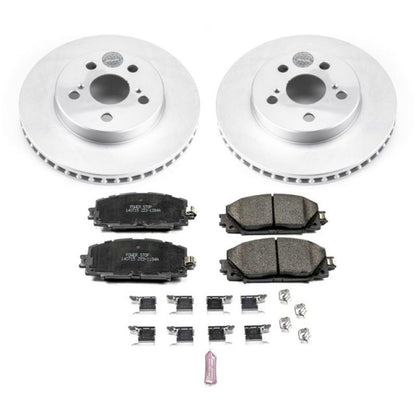 Power Stop 16-18 Toyota Prius Delantero Z17 Evolution Geomet Kit de Freno Revestido