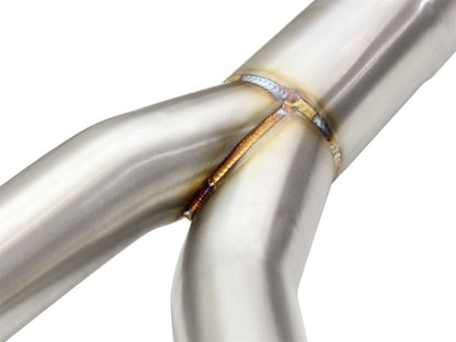 aFe MACHForce XP SS-304 ponta preta 3.0in-2.5in Dia Cat Back Exhaust 11-13 BMW 335i (E90/E92) 3.0L
