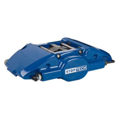 StopTech 95-02 Nissan Skyline Rear BBK w/ Blue ST-22 Calipers Slotted 355X32mm Rotors/Pads/SS Lines