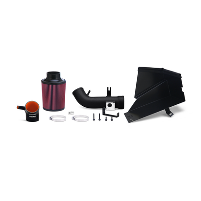Mishimoto 06-11 Honda Civic Si Performance Entrada de aire con escudo térmico - Negro arrugado