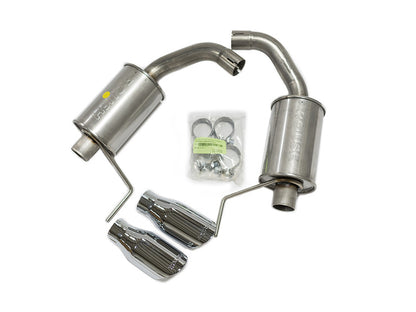 Roush 15-26 Ford Mustang 3.7L/2.3L V6/I4 Exhaust Kit w/ Round Tips