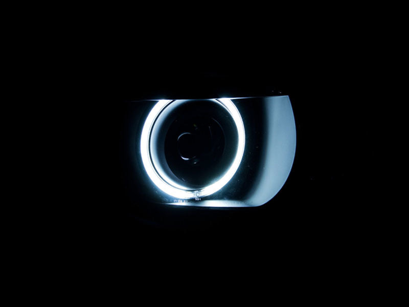 ANZO 2010-2013 Chevrolet Camaro Proyector Faros delanteros con Halo Black (CCFL)