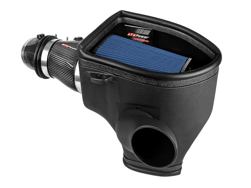 aFe Magnum Force Stage-2 Track Series Fibra de carbono AIS com Pro 5R Media - 18 Dodge Challenger V8-6.2L