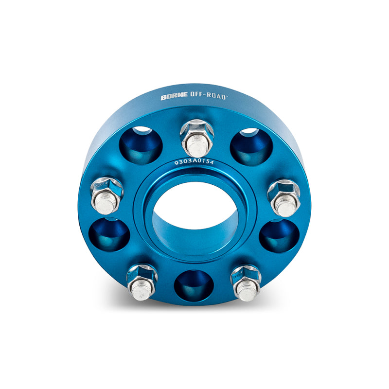 Mishimoto Wheel Spacers - 5x127 - 71.6 - 38.1mm - M14 - Blue
